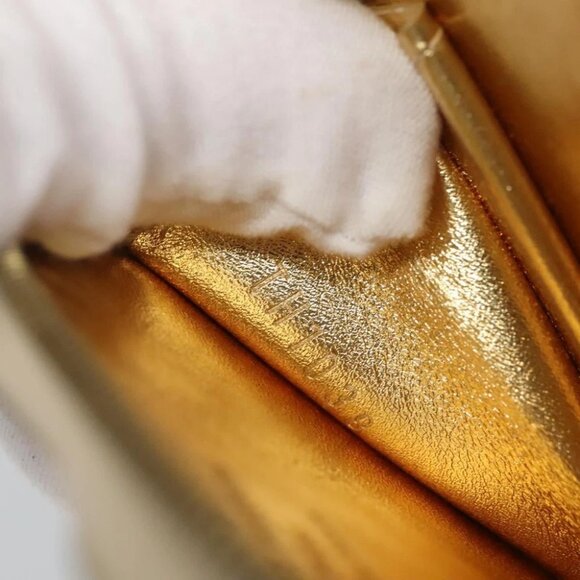 LOUIS VUITTON Monogram Miroir Porte Monnaie Coeur Purse Dore M93567 Auth 129270V - Picture 12 of 14